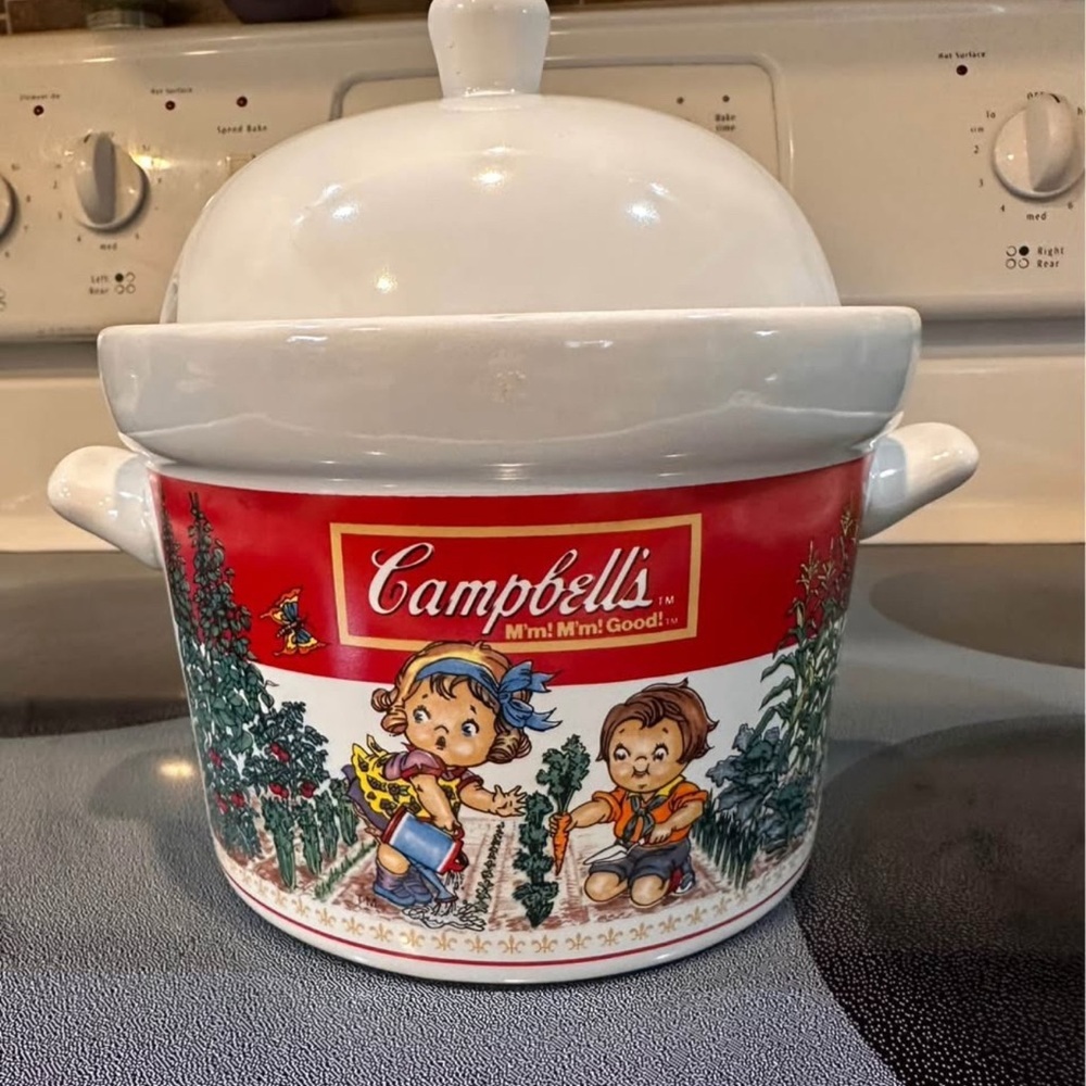 Vintage 1993 Campbell's Ceramic Soup Tureen soup server